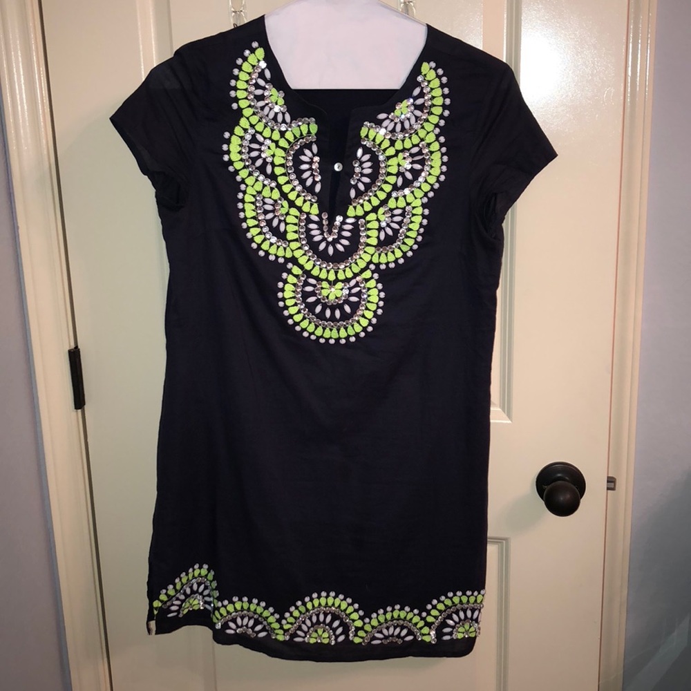 dark navy dress